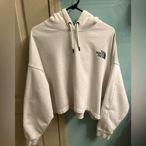 The North Face Women's Cream, Cropped Hoodie